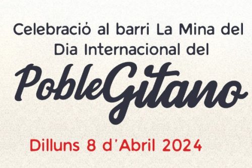 (actualitzat) Programació de la celebració del 8A, Dia Internacional del Poble Gitano, a La Mina