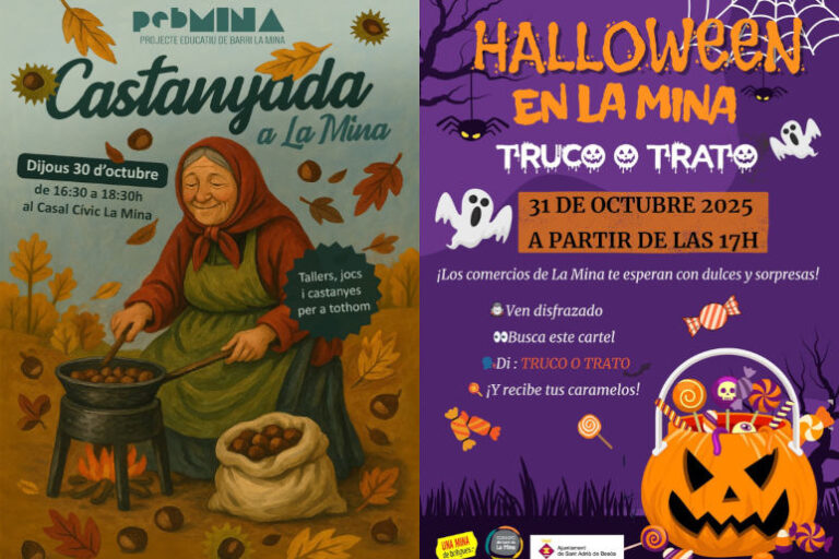 Més informació sobre l'article Activitats i propostes per la Castanyada i Halloween a La Mina