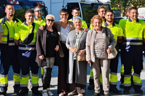 La Mina, primer barri de Sant Adrià de Besòs en rebre els nous contenidors del renovat servei de neteja municipal