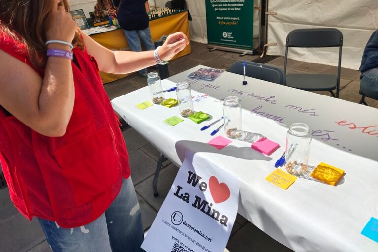 Més informació sobre l'article Les veïnes de La Mina prioritzen la cura de l’espai públic i medi ambient en l’enquesta informal de la Mostra d’Entitats
